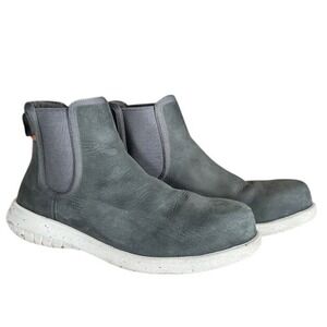 Bogs Cypress Chelsea Ankle Boots Waterproof Slip On Women Size 8.5 Gray